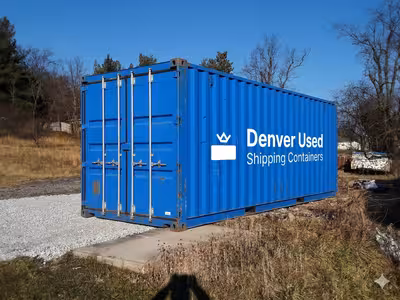 20ft High-Cube Cargo-Worthy Shipping Container