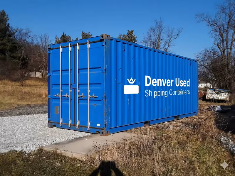 20ft High-Cube Cargo-Worthy Shipping Container