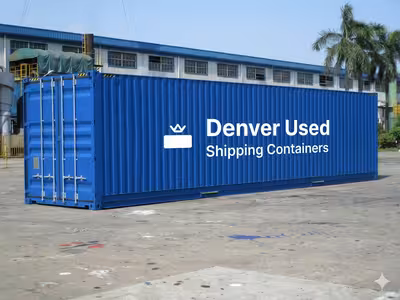 40ft High-Cube One-Trip Shipping Container